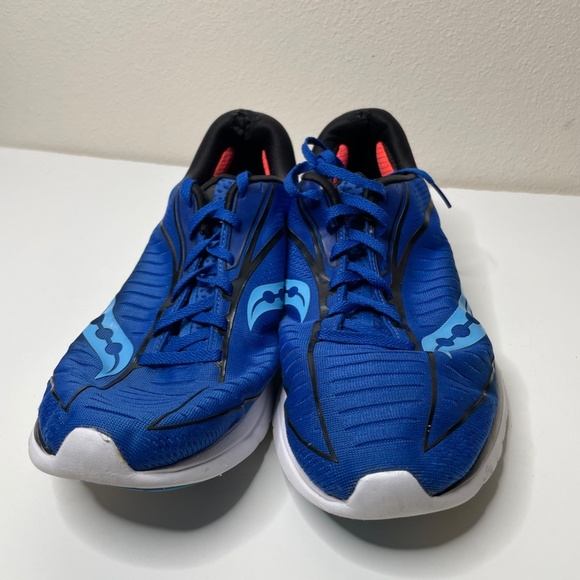 Saucony‎ Kinvara 10 Running Shoes Blue Black S20467-2 Everun Mens Size 12 - Picture 2 of 9